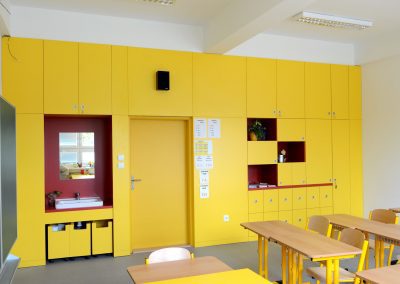 Vybavení učebny – žlutá třída